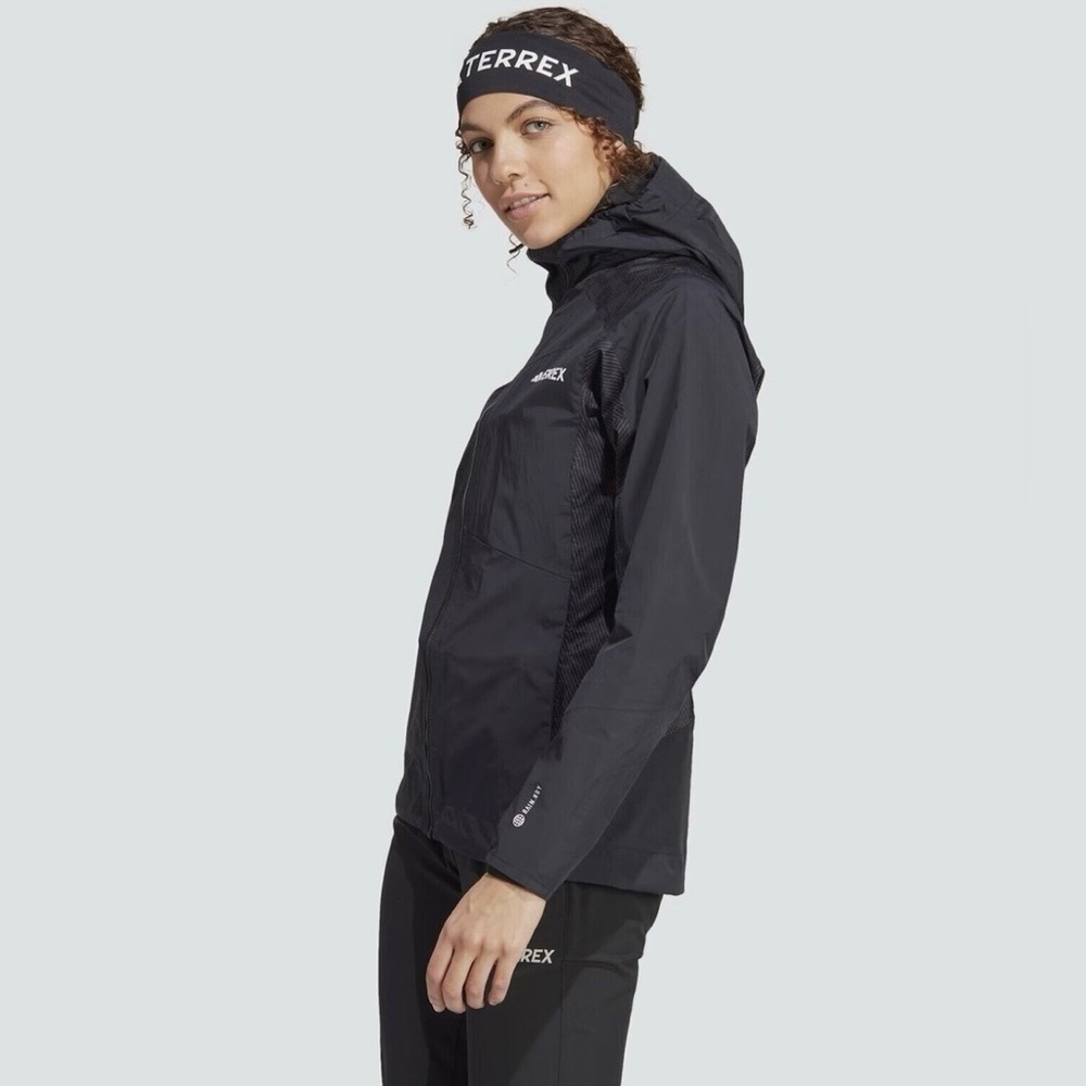 Adidas Women’s Terrex Xperior Hybrid Rain Jacket - Picture 5 of 11